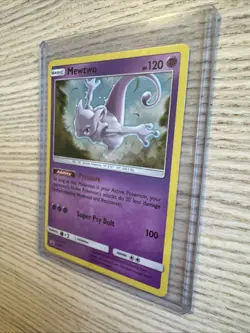 Mewtwo SM77 Holo - Black Star Promo - Pokemon Sun & Moon Promos NM - Image 3