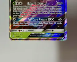 Venomoth GX 12/214 (LP) Holo Rare Sun & Moon: Unbroken Bonds 2019 - Image 5