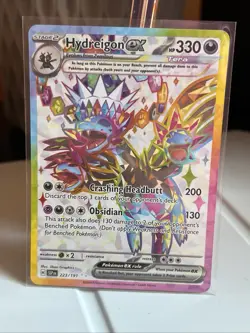 Pokemon Hydreigon ex 223/191 Surging Sparks Scarlet & Violet Ultra Rare Full Art - Image 1