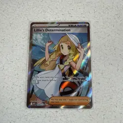Lillie's Determination SR 169/132 Mega Evolution Pokemon TCG Near Mint NM - Image 1