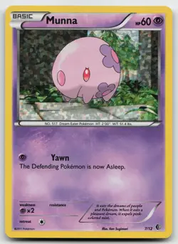 Pokemon tcg McDonald's Promos 2011 #007/012 Munna Moderately played - Image 1