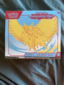 Pokemon TCG: Scarlet & Violet Paradox Rift Roaring Moon ETB 820650854163 - Image 1