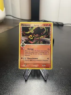 Pokemon TCG Rayquaza EX Holon Phantoms 26 Regular Rare - Image 1