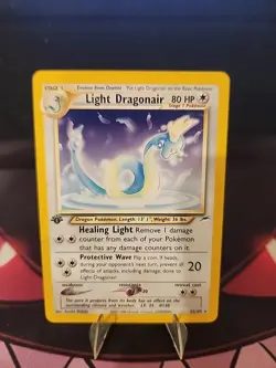 Light Dragonair 22/105 Pokemon TCG Neo Destiny 1st Edition LP/MP - Image 1
