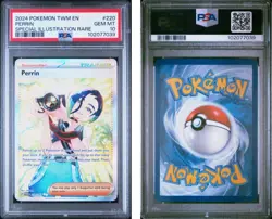 PSA 10 Pokemon Perrin 220 Twilight Masquerade Holo English Special Illustration - Image 2