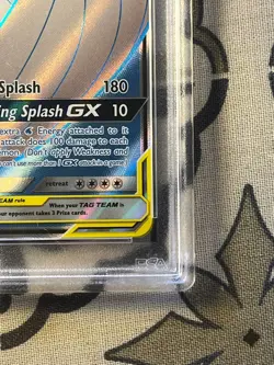 2019 POKEMON SUN & MOON TEAM UP #160 FULL ART/MAGIKARP & WAILORD GX PSA 10 - Image 3