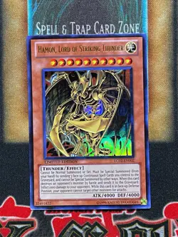 Yugioh Hamon, Lord Of Striking Thunder LC02-EN002 Ultra Rare Limited Edition NM - Image 1