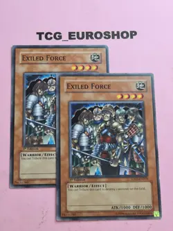 EXILED FORCE (×2) ● YUGIOH ● 5DS1 ● COMMON ● 1St EDITION ● LP/NM #136 - Image 1