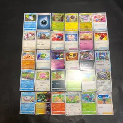 Pokemon Card Lot Of 30 Japanese Common Uncommon Rare - Image 1