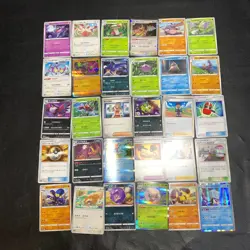 Pokemon Card Lot Of 30 Japanese Common Uncommon Rare - Image 1