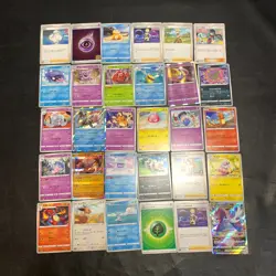 Pokemon Card Lot Of 30 Japanese Common Uncommon Rare - Image 1