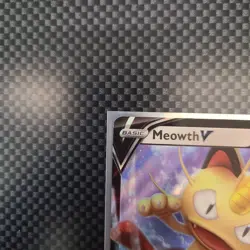 Meowth V SWSH004 Pokemon TCG Card Full Art Holo Promo - Image 2