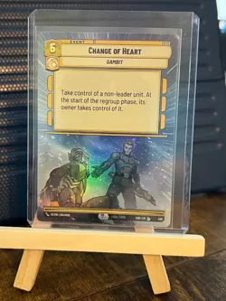 Star Wars Unlimited TCG "Change of Heart" SOR 486 Hyperspace Foil - Image 1
