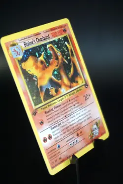[ART CARD] Blaine's Charizard Holo CUSTOM MADE *READ DESCRIPTION* - Image 4