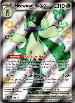 Meowscarada ex - 078 SV: Scarlet & Violet Promo Cards Holo Promo NM - Image 1