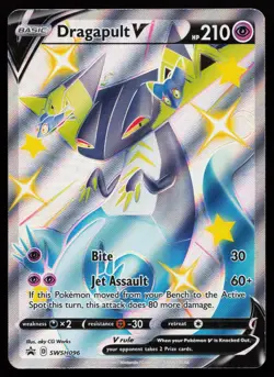 Dragapult V SWSH096 Promo SWSH: Sword & Shield Promo Cards Pokemon Card - Image 1