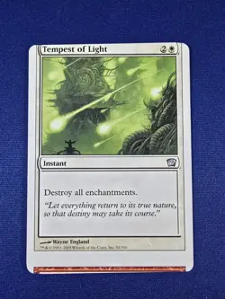 MTG Miscut Misprint Tempest of Light Magic Card - Image 1