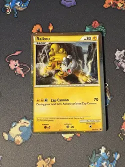 Pokemon Cards Raikou HGSS19 Holo Collection Tin Promo - (LP) - Image 1