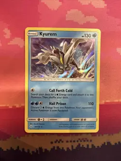 Pokemon Card Kyurem Unbroken Bonds Holo Rare 50/214 Near Mint - Image 1