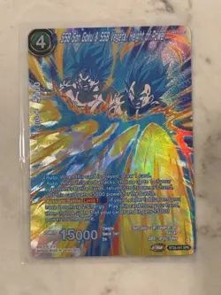 SSB Son Goku SSB Vegeta Height of Power BT26-041 SPR Dragon Ball Super Card NM - Image 1