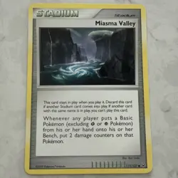 Pokemon: Platinum Series 2009 Miasma Valley #111/127 Trading Card - Image 1