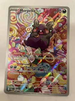 🧨 Morpeko Paradox Rift 206/182 Holo Illustration Rare Pokemon Card Banger ! - Image 2