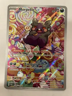 🧨 Morpeko Paradox Rift 206/182 Holo Illustration Rare Pokemon Card Banger ! - Image 3