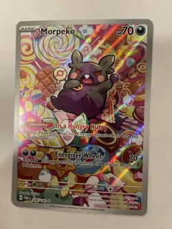 🧨 Morpeko Paradox Rift 206/182 Holo Illustration Rare Pokemon Card Banger ! - Image 4