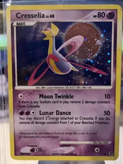 Pokemon Card - Cresselia - Great Encounters 2/106 Holo Rare LP - Image 1