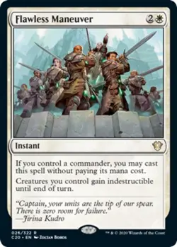 1x Flawless Maneuver NM-Mint, English Commander 2020 MTG Magic - Image 1