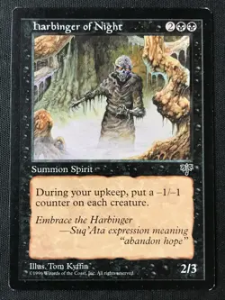 MTG Mirage #128 Harbinger of Night RESERVE LIST MP - Image 1