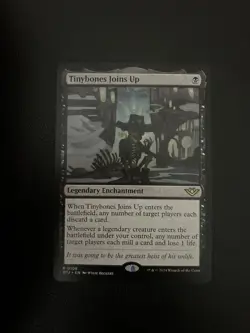 Mtg Tinybones Joins Up # 108 Outlaws Of Thunder Junction, Regular Rare - Image 1