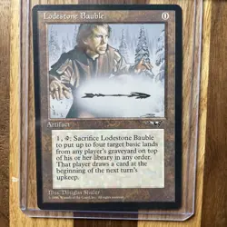 Lodestone Bauble MTG Magic the Garthering Alliances Artifact - Image 1