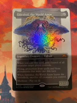 MTG Modern Horizons 3 Emrakul the World Anew Borderless Foil - Image 1