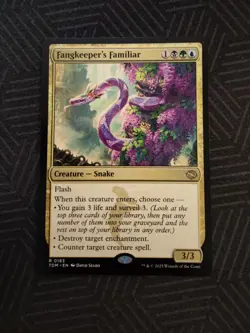 mtg fangkeeper's familiar tarkir: dragonstorm - Image 1
