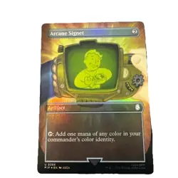 Arcane Signet (Borderless) Universes Beyond: Fallout foil - Image 1