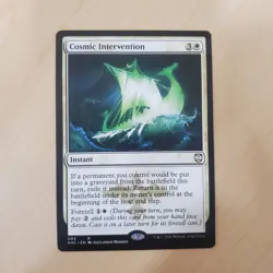 Cosmic Intervention (MTG Commander: Kaldheim - Magic the Gathering) EX/LP - Image 1