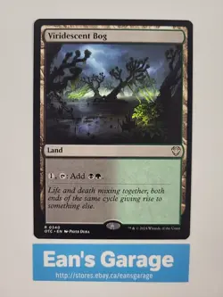 MTG Viridescent Bog 0340 Land OTC Outlaws of Thunder Junction Rare - MN - Image 1