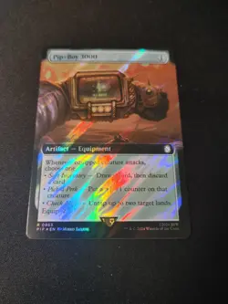 Pip-Boy 300 BORDERLESS SURGE FOIL - Magic MTG - Image 1