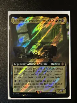 MTG - Mr. House, President and CEO [Extended Art - Surge Foil] - Fallout MINT - Image 1