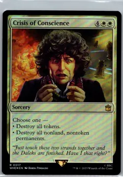 #17 Crisis of Conscience Universes Beyond: Doctor Who Rare FOIL - Image 1