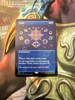 Stasis Foil Borderless Secret Lair Drop Series MTG Near Mint Condition - Image 2