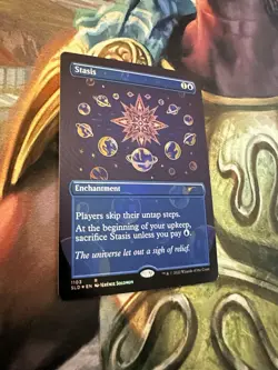 Stasis Foil Borderless Secret Lair Drop Series MTG Near Mint Condition - Image 3