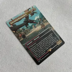 MTG [Swooping Pteranodon] Borderless Jurassic World #19 Reg Rare NM/Unplayed - Image 2