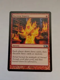 Burning Inquiry Core Set 2010 (M10) Regular MTG NM - Image 1