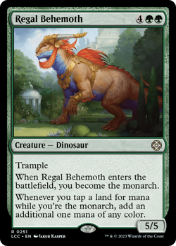 Regal Behemoth - 251 - Commander: The Lost Caverns of Ixalan- Near Mint - MTG - Image 1