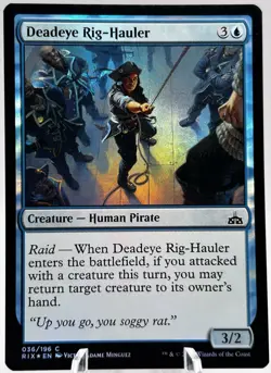 Deadeye Rig-Hauler 036/196 Foil Rivals of Ixalan RIX MTG NM - Image 1
