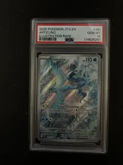PSA 10 Articuno 161/159 Sv09: Journey Together Holo Illustration Rare Pokemon - Image 1