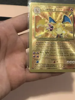 Gold Metal Charizard Pokemon Celebrations Ultra Premium Collection UPC 4/102 - Image 2