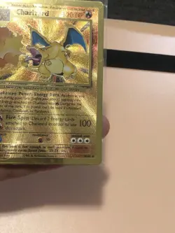 Gold Metal Charizard Pokemon Celebrations Ultra Premium Collection UPC 4/102 - Image 3